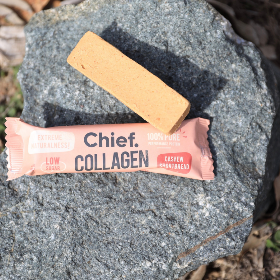 Collagen protein bars (cashew shortbread)