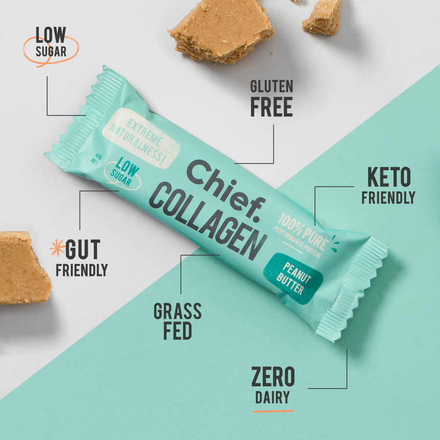 Collagen protein bars (peanut butter)