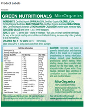 Load image into Gallery viewer, Green Nutritionals Organic Green Superfoods Powder