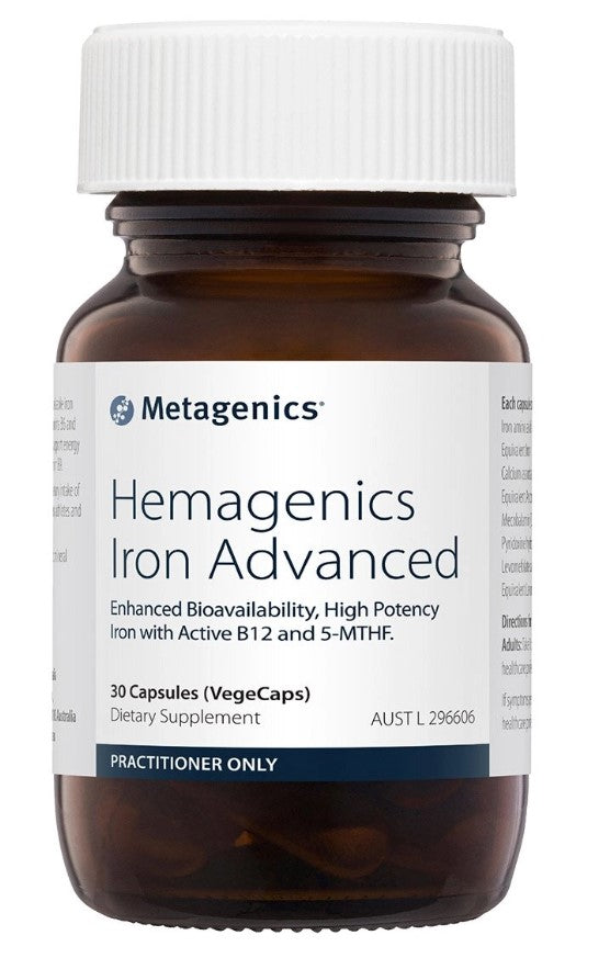 Metagenics Hemagenics Iron Advanced OptiLabs by Evergreen Doctors