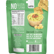 Load image into Gallery viewer, Keto Naturals Almond Flour Crackers - Rosemary & Garlic