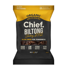 Load image into Gallery viewer, Chief Smokey BBQ Biltong (12 pack)