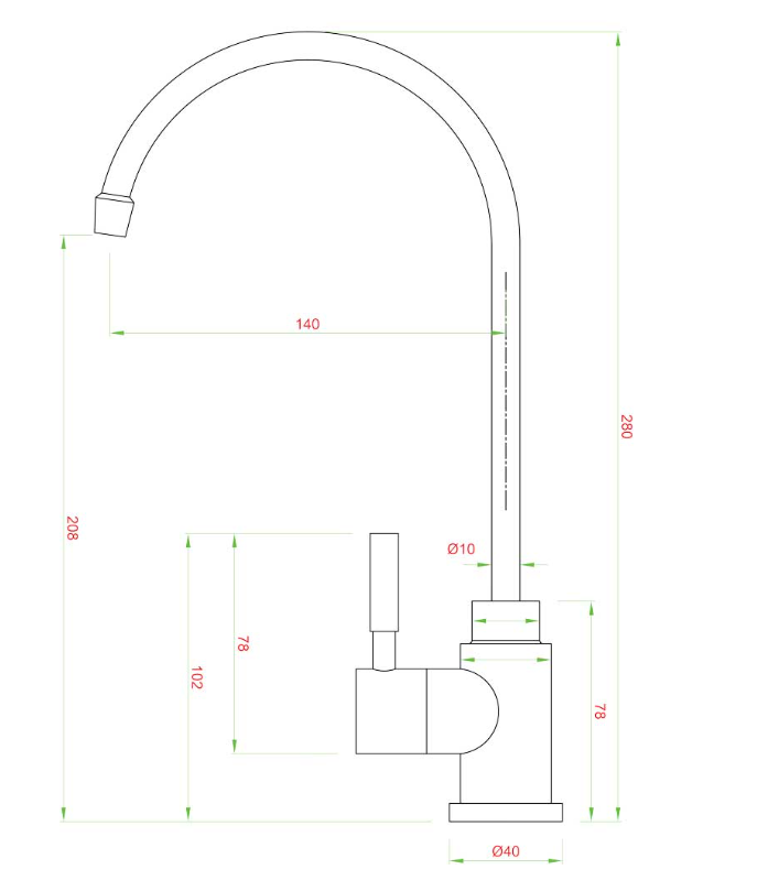 UltraStream Undersink Upgrade – Vented Faucet Kit
