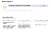 Load image into Gallery viewer, Bioclinic Opti B12 5000mcg 60 Sublingual Tablets