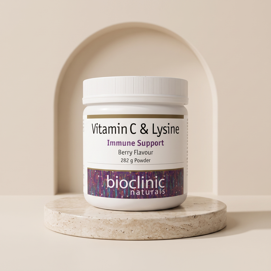 Vitamin C with lysine