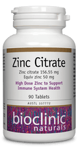 Load image into Gallery viewer, Bioclinic Naturals Zinc Citrate