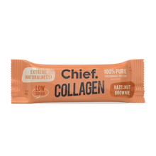 Load image into Gallery viewer, Chief Collagen Hazelnut Brownie Bars (12 pack)