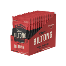 Load image into Gallery viewer, Chief Beef and Chilli Biltong (12 pack)