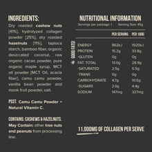 Load image into Gallery viewer, Chief Collagen Hazelnut Brownie Bars (12 pack)