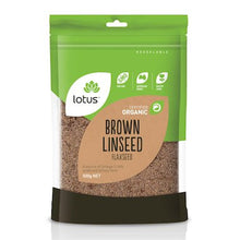 Load image into Gallery viewer, Lotus Organic Brown Linseed (Flaxseed)