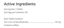 Load image into Gallery viewer, Bioclinic Naturals Zinc Citrate