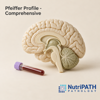 Pfeiffer Profile - Comprehensive — original OptiLabs clinical illustration with supplier logo; collection items are illustrative, not the exact supplied kit