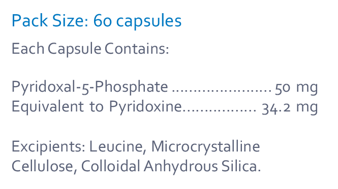 Active vitamin B6 (P-5-P)