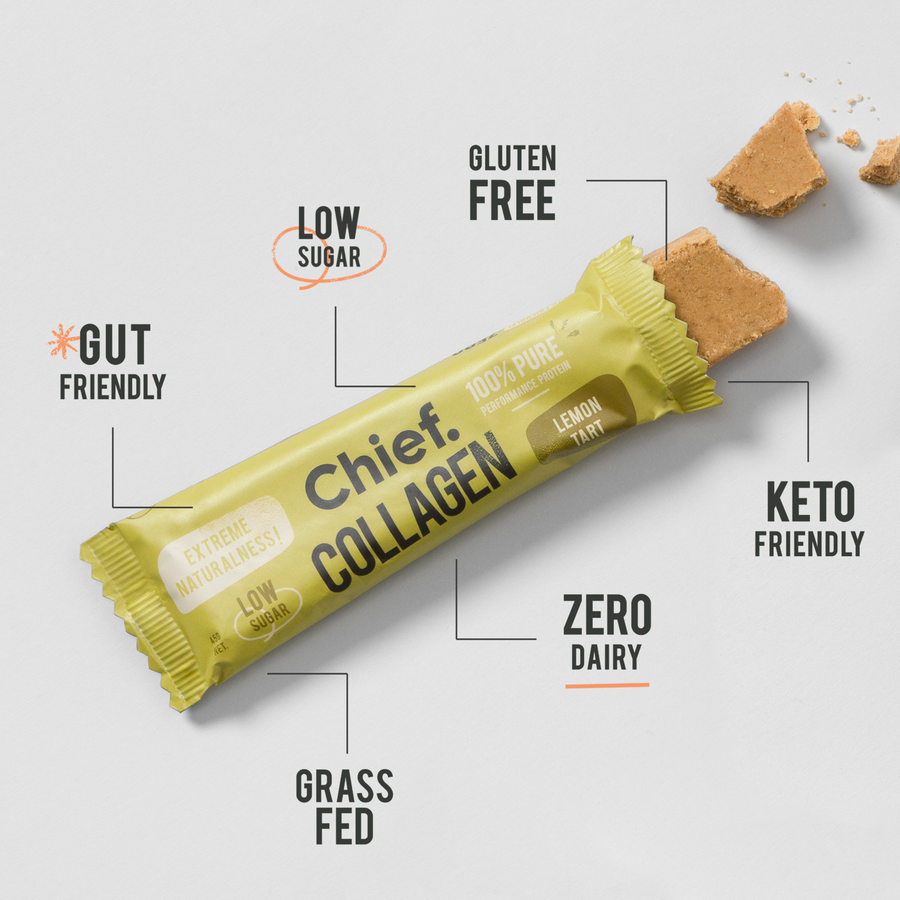 Collagen protein bars (lemon tart)