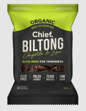 Load image into Gallery viewer, Chief&#39;s Chipotle &amp; Lime Biltong (12 pack)
