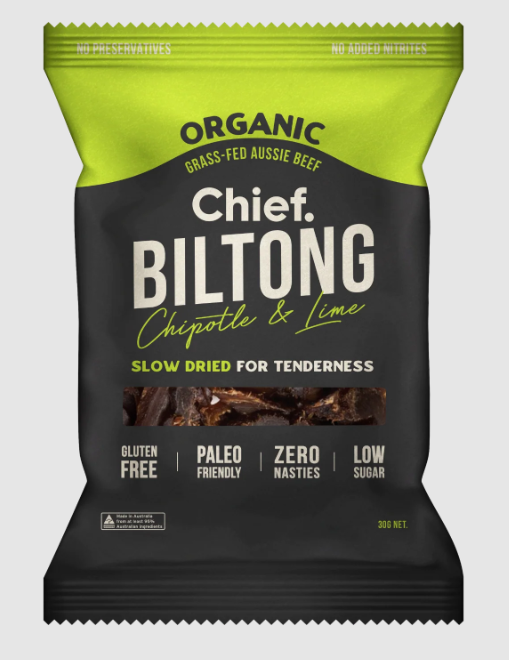 Chipotle and lime biltong
