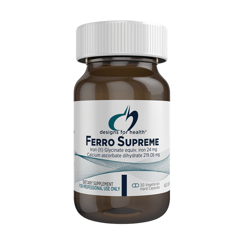 Iron bisglycinate with vitamin C