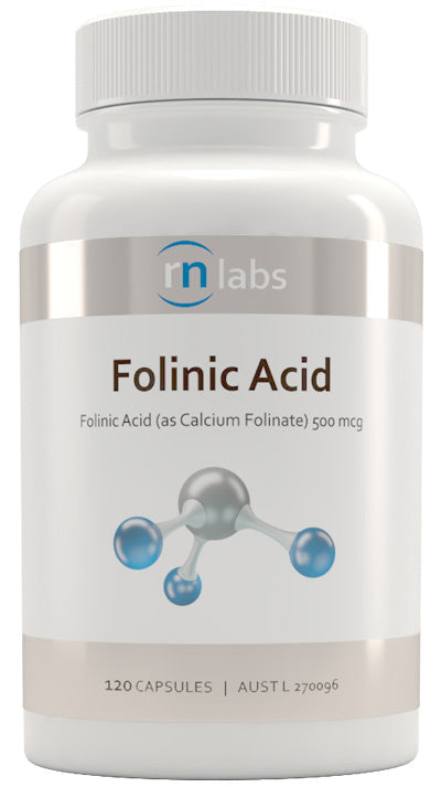 Folinic acid (MTHFR-friendly folate)
