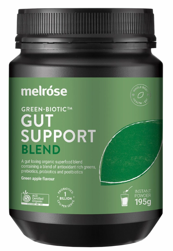 Greens, prebiotic and probiotic blend