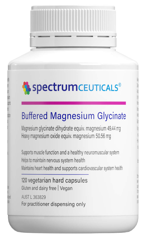 Buffered magnesium bisglycinate
