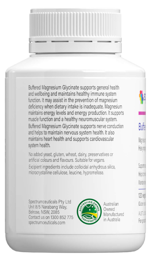 Buffered magnesium bisglycinate
