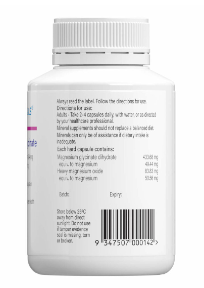 Buffered magnesium bisglycinate