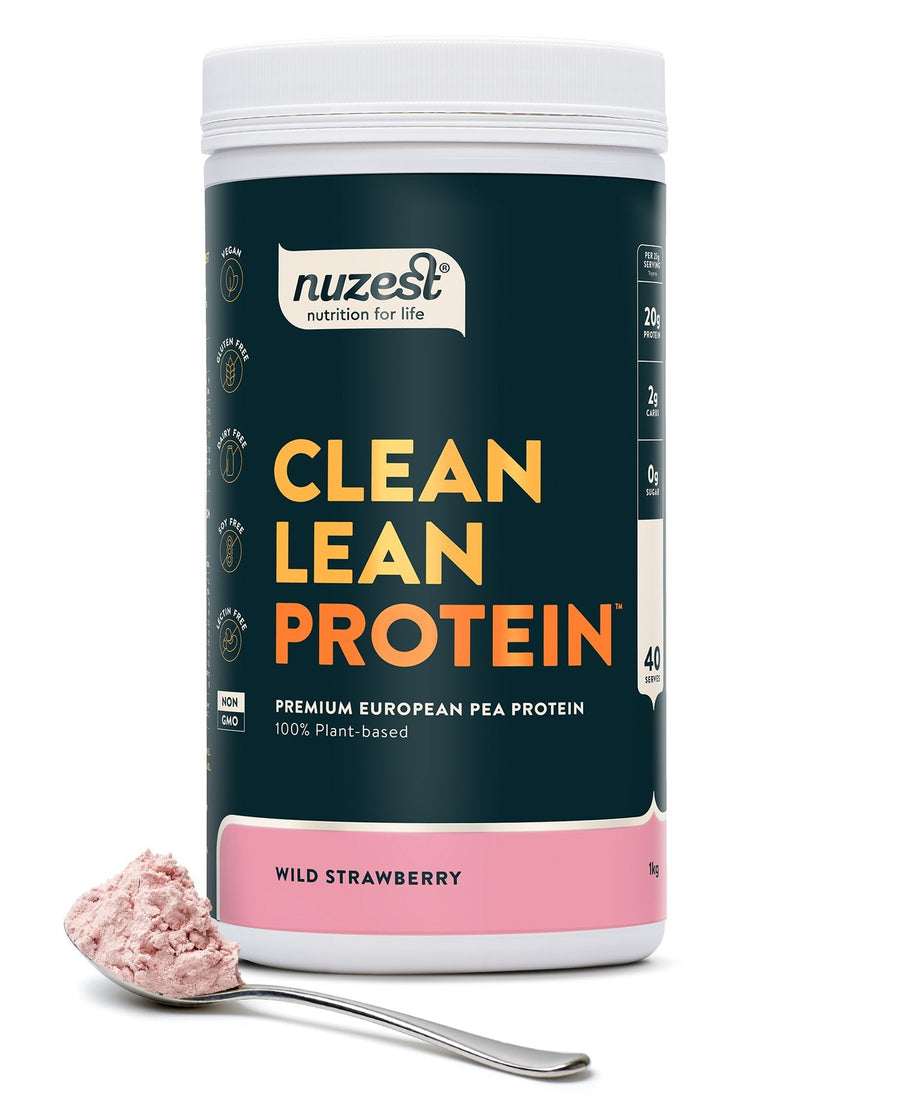 Pea protein (strawberry)