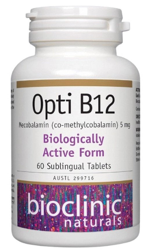 Bioclinic Opti B12 60 Sublingual Tablets