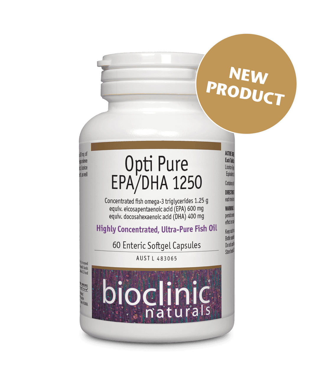 Bioclinic Naturals Opti Pure EPA/DHA 1250