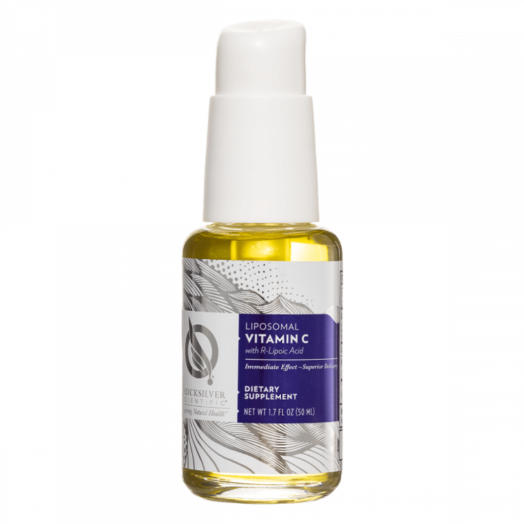 Liposomal vitamin C with R-lipoic acid
