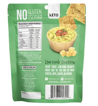 Load image into Gallery viewer, Keto Naturals Almond Flour Crackers - Rosemary &amp; Garlic
