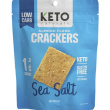 Load image into Gallery viewer, Keto Naturals Almond Flour Crackers - Sea Salt
