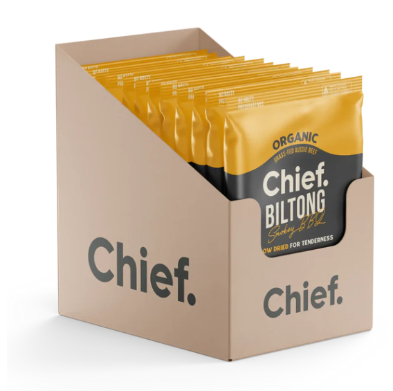 Chief Smokey BBQ Biltong (12 pack)