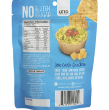 Load image into Gallery viewer, Keto Naturals Almond Flour Crackers - Sea Salt
