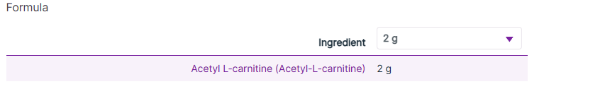 Acetyl L-carnitine powder (ALCAR)
