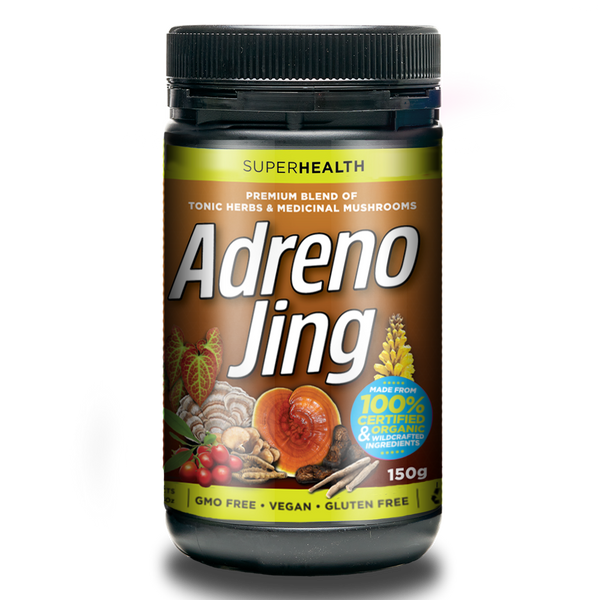 Tonic herb and mushroom adaptogen blend