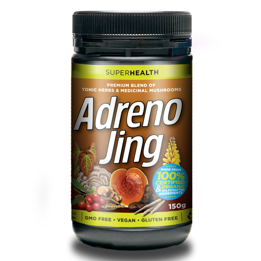Tonic herb and mushroom adaptogen blend