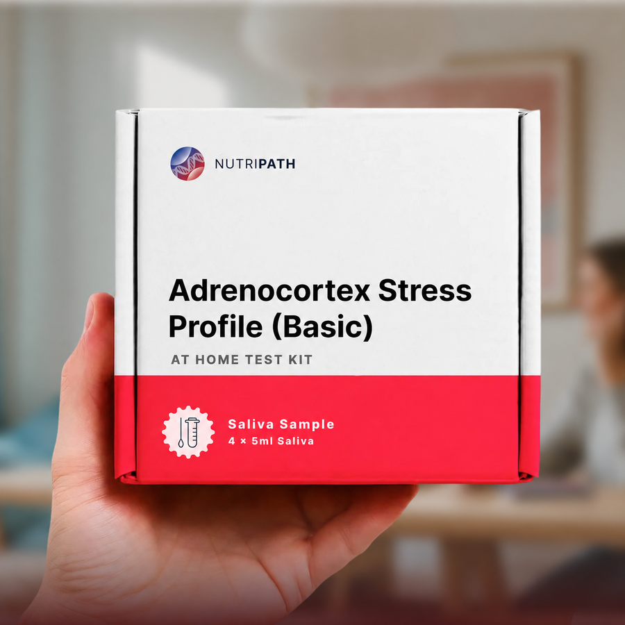 NutriPATH Adrenocortex Stress Profile - Basic collection kit photograph; supplied packaging may vary