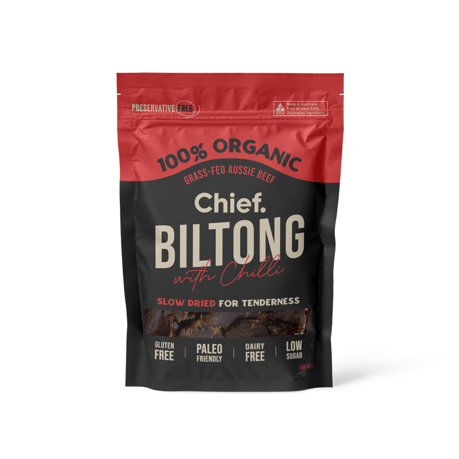 Beef and chilli biltong