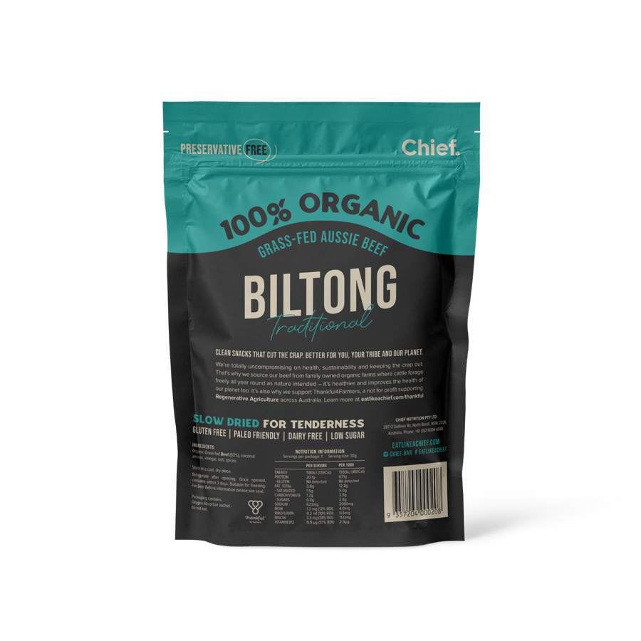 Australian beef biltong (traditional)