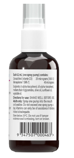 Vitamin D3 with K2 (MK-7)