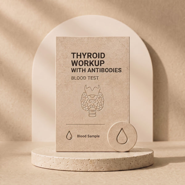 Complete thyroid workup with antibodies