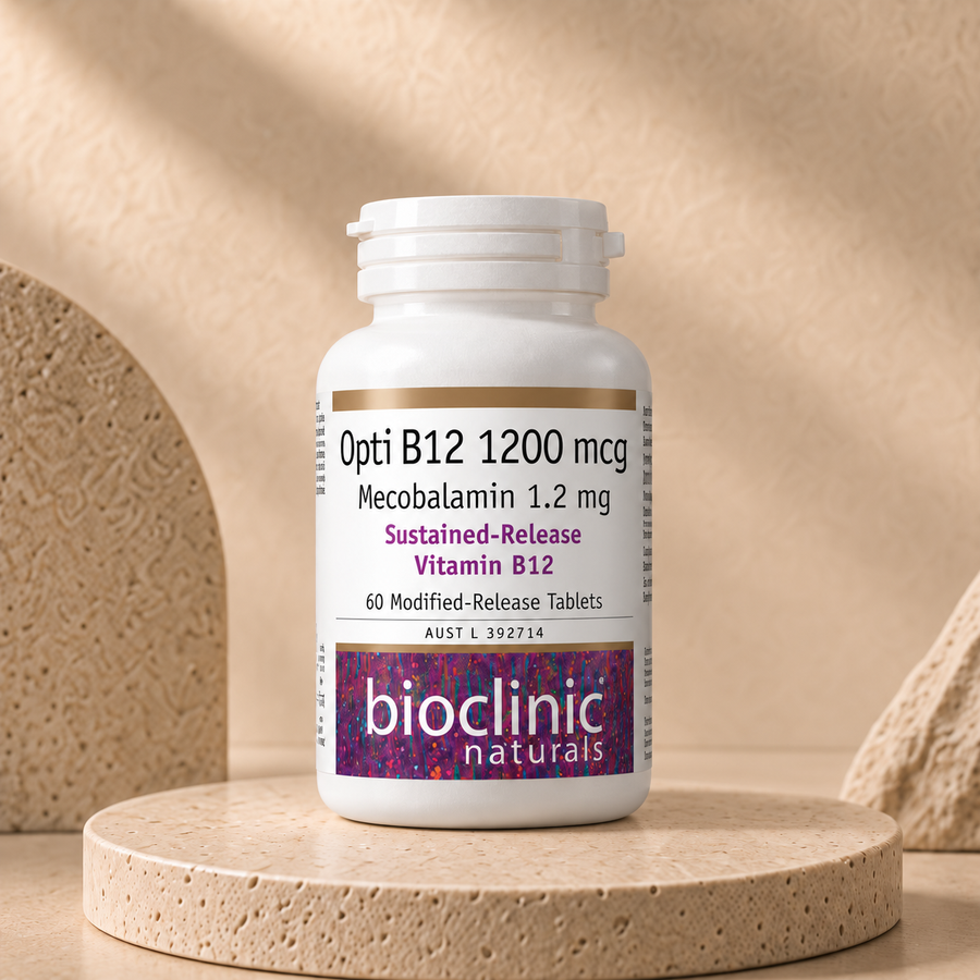 Bioclinic Naturals Opti B12 1200 mcg, 60 modified-release tablets