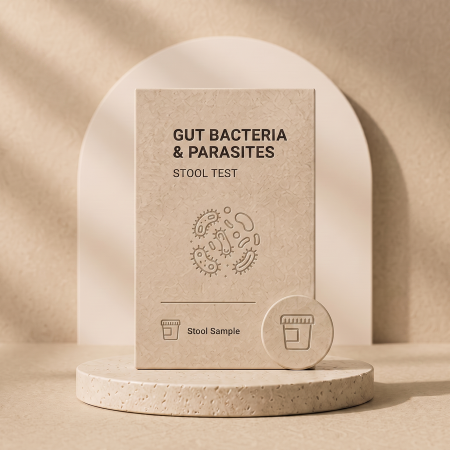 Gut bacteria and parasite stool test