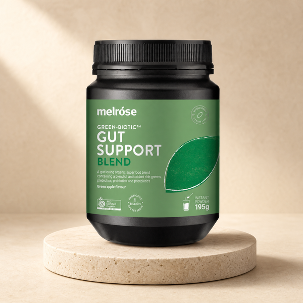 Greens, prebiotic and probiotic blend