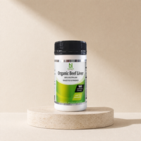 Freeze-dried organic beef liver