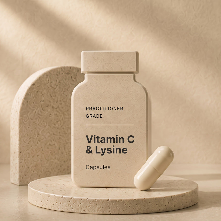 Vitamin C with lysine