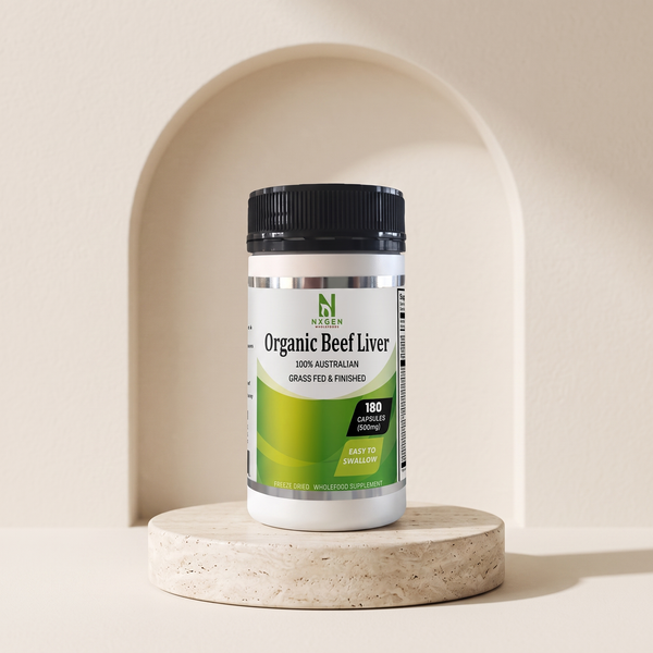 Freeze-dried organic beef liver