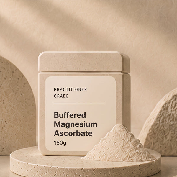 Buffered magnesium ascorbate powder