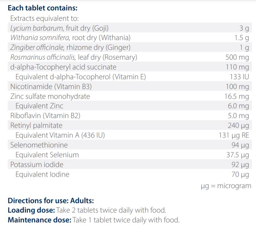 Thyroid nutrient complex